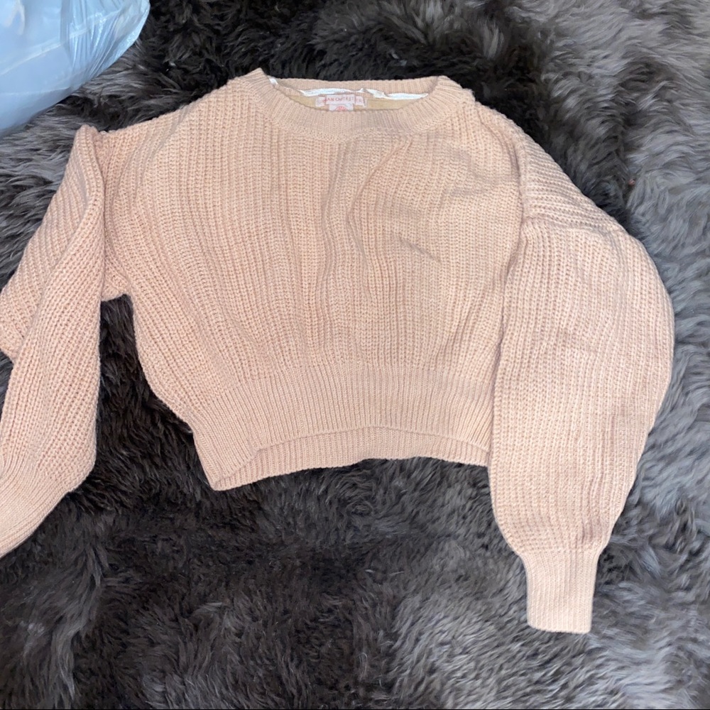 Pink sweater